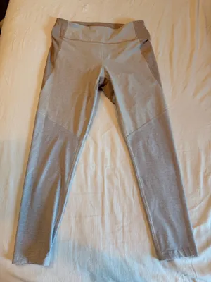 Outdoor Voices Women’s L Gray Heather High Rise Leggings Performance Athletic thumbnail 1