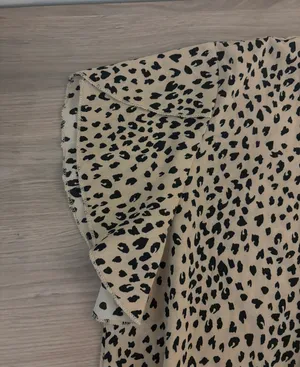 Leopard Print Blouse Multi Size M thumbnail 2