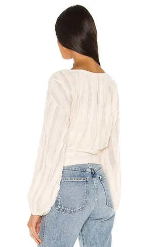 Line & Dot Ivory Janet Top NWT! thumbnail 2