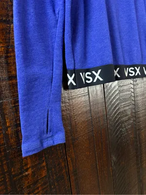 VSX Blue Violet Long-Sleeve Running Sweater Top thumbnail 3