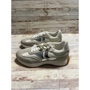 Steve Madden Kendrix Athetic-Fit Jogger Sneakers Women's SZ 11 Silver Taupe NWT thumbnail 3