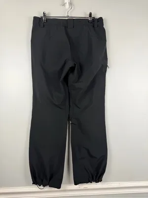 REI women’s black rain pants size 4 petite thumbnail 2
