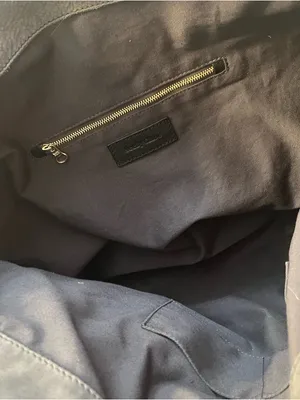SEE by CHLOE Harriet Hobo Tote Charcoal Grey Nubuck Leather 2 Handles thumbnail 10
