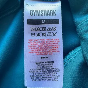 Gymshark Teal Capri Leggings Medium Activewear Workout thumbnail 5