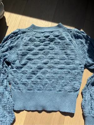 Spell blue bonfire sweater organic cotton knit top thumbnail 5