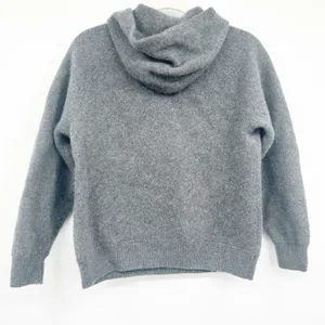 TNA‎ Aritzia Womens Bobby Merino Wool Blend Grey Cozy Gorpcore Hoodie Size M thumbnail 6