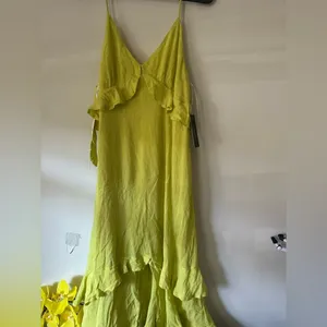 Lulu's Vibrant Lime High-Low Dress thumbnail 5
