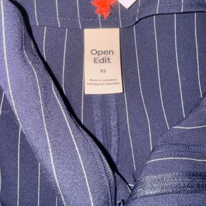 Open edit navy blue pinstripe thumbnail 2