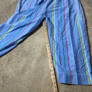 Free People Dream In Color Convertible Jumpsuit Womens S Blue Multi Cotton Boho thumbnail 11