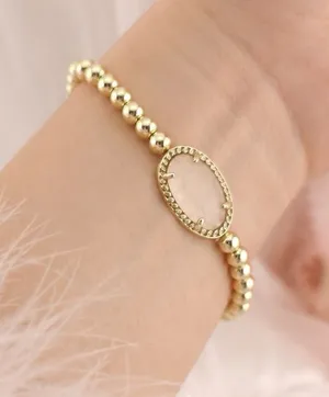 Kendra Scott Gold Beaded Bracelet thumbnail 1