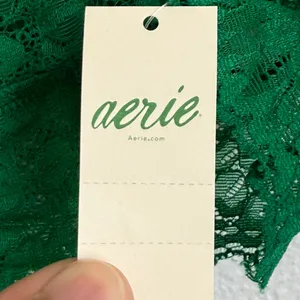NWT AERIE Padded Lace‎ Strappy Bra in Alpine Green thumbnail 5