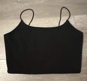 Garage black cami crop top thumbnail 1