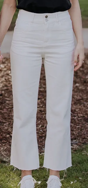 Cloud Ten Boutique White Jeans thumbnail 1
