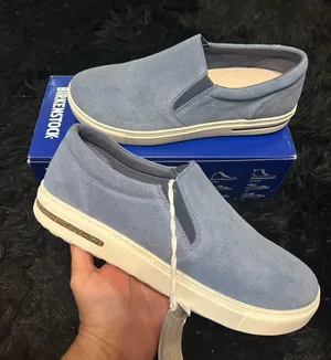 BIRKENSTOCK Oswego blue suede slip on casual walking shoes women’s eur 40 new thumbnail 1