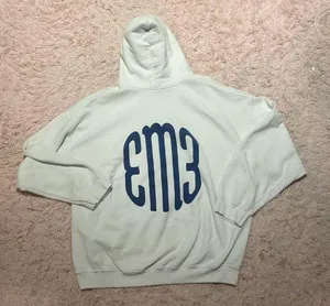 Gildan Super cute blue and white date hoodie thumbnail 1