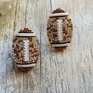 Bauble Bar "Game Day Glam" Football Earrings thumbnail 1