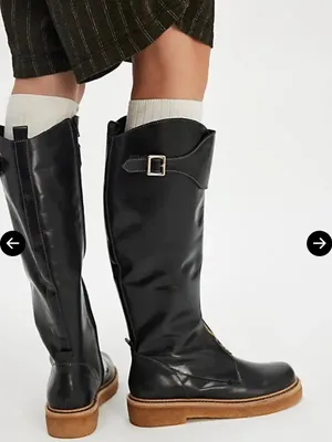 Kelsi Dagger For Anthropologie Cape Equestrian Black Riding Boots thumbnail 2