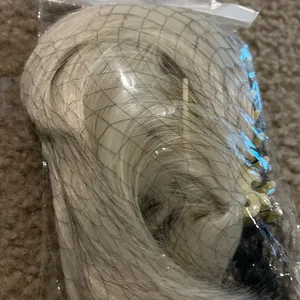 Faux Blonde Hair Extension False Wig thumbnail 2