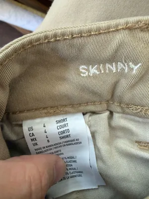 American Eagle Skinny Khaki Pants Super Stretch thumbnail 6