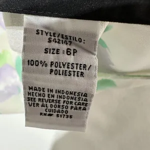 Sag Harbor Midi Dress Sz 6P 6 Petite Pastel Floral Sleeveless Tie Back thumbnail 11