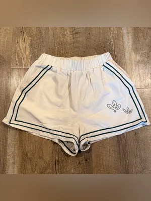 Le Lis Casual Cream Elastic Waist Lounge Shorts XS thumbnail 3