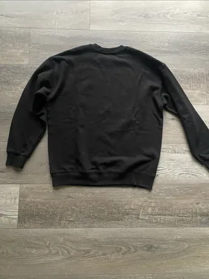 Goodie Two Sleeve Champagne Sweatshirt Womens Sz Medium Crew Neck Party New Year thumbnail 5