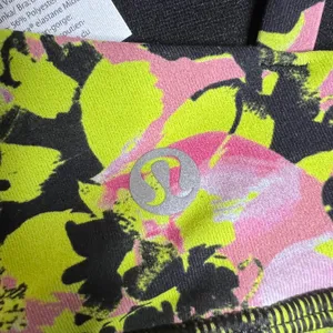 Lululemon Energy Bra Luxtreme NWT Size 2 Inflect Floral Highlight Yellow Multi thumbnail 7
