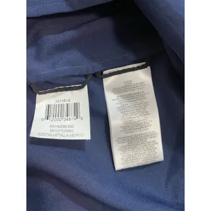 Free People Dark Indigo Denim Mini Dress Size L It has pockets on the sides. thumbnail 5