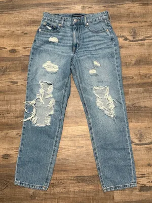Aeropostale Mom Jeans Ripped thumbnail 1