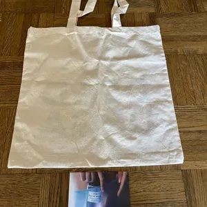 DS&D White Canvas Tote Bag Black thumbnail 4