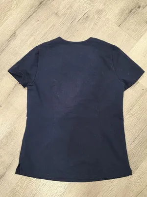 Figs Technical Collection Navy Blue XS Scrub Top Tampa General Hospital Logo thumbnail 3