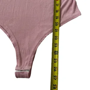 Bohme Pink Bodysuit Tank Top Women Size Small | 48-21 thumbnail 5