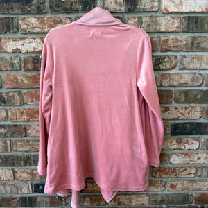 Ugg Soft Pink Size Small Plush Waterfall Cardigan Wrap Cozy Lounge thumbnail 5