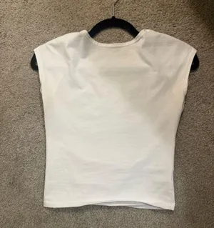 White Backless Shirt thumbnail 2