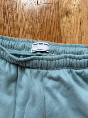 Teal sweatpant joggers Blue Size M thumbnail 2
