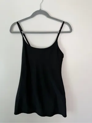 Abercrombie & Fitch Traveler Mini Dress Athletic Shorts XS Petite Black thumbnail 3