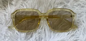 Cotton on Rubi Yellow framed black tint Stevie square sunglasses thumbnail 1