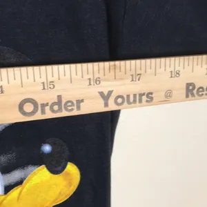 Disney Mickey and Friends Black Short SleeveT-Shirt wrap around print size S‎ thumbnail 6