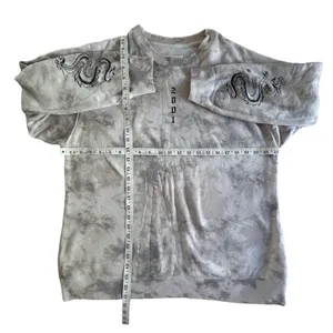 Hollister Y2K Dixie D’Amelio 2001 dragon graphic Tie Dye Crew Neck Limited S thumbnail 7