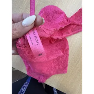 Victoria's Secret Y2k Lace Bodysuit Hot Pink Size Medium Xx 1361 thumbnail 6