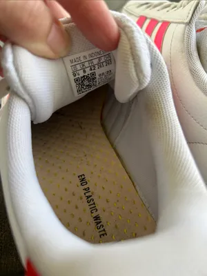 adidas Grand court classic white leather striped lace up sneakers ladies 9.5 M thumbnail 6