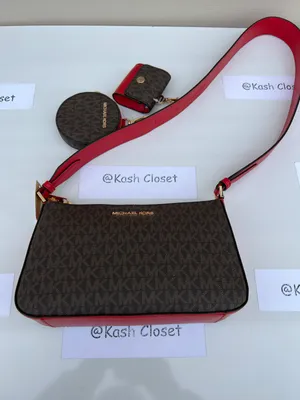Michael Kors Jet Set Travel SM Crossbody With Tech Attach -Flame thumbnail 4