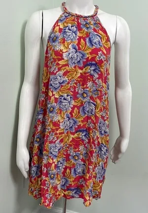 American Eagle Floral Tropical Sun Dress thumbnail 1