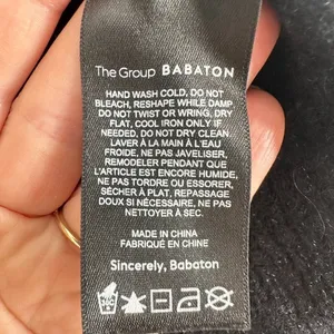 The Group‎ by Babaton Merino Wool Black Cropped V Neck Cardigan Luxe Lounge Cozy thumbnail 7