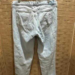 Abercrombie & Fitch Women's Light Wash 90s Midrise Straight Leg Jeans 14s thumbnail 7