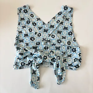 Urban Outfitters Plunging Tie-Bank Tank Top thumbnail 4