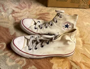 White Converse High-Top Sneakers thumbnail 1