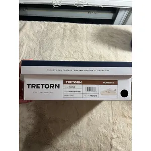 Tretorn Womens Serve Sneakers White/Grey Size 9 Memory Foam Footbed Durable Ligh thumbnail 3