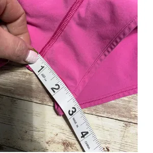 Lululemon Hotty Hot Running Shorts SZ 8 Pink 2.5" Lined Swift Fabric thumbnail 4