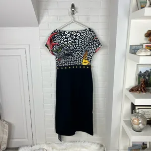 NWT Cavalli Class by Roberto Cavalli Printed Embellished Dress Size US 6 thumbnail 11